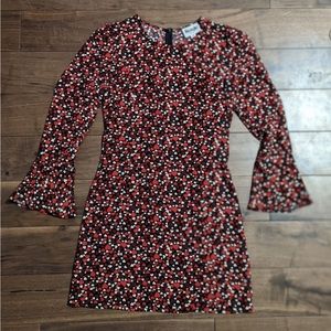 ROUGE Bella Dress Heart Print Size 36